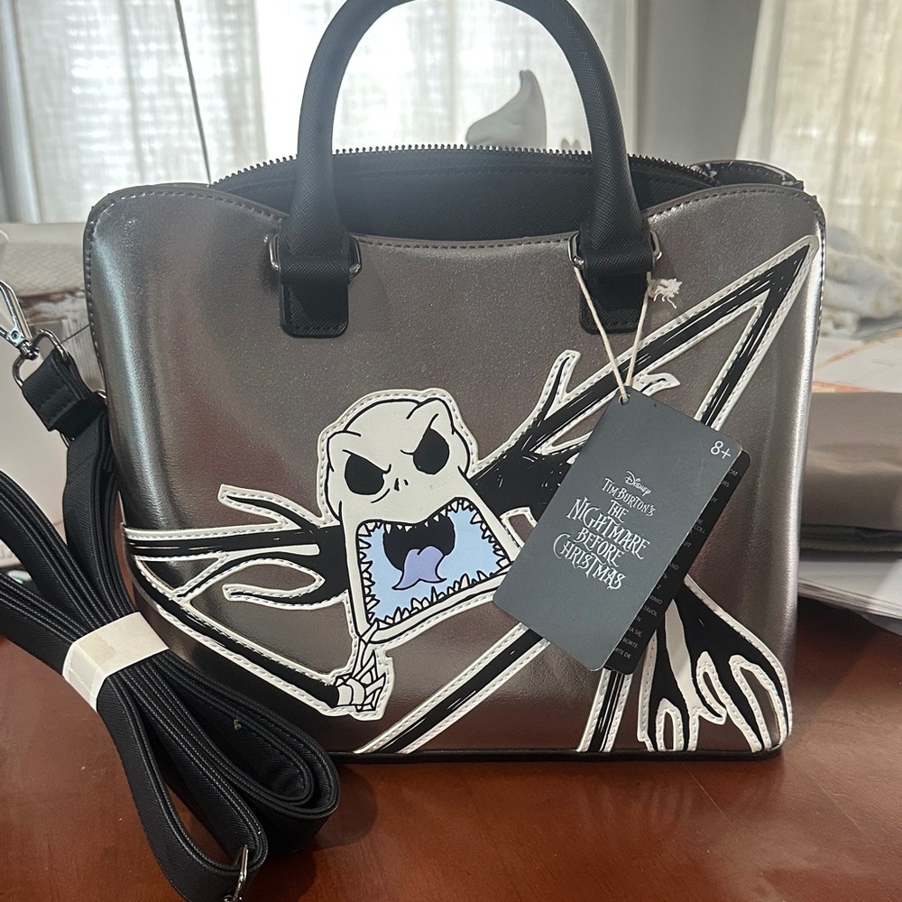 Disney The Nightmare Before Christmas Metallic Crossbody Bag